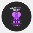 Search for for my dad stickers Purple