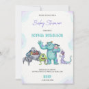 Search for cartoon monsters invitations Colourful