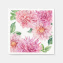 Recherche de de dahlia serviettes Aquarelle