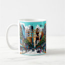 Search for city street mugs Cartoon