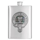 Search for clan tartan flasks Crest