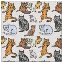 Search for vintage cat fabric Retro