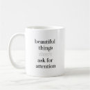 Search for beautiful things mugs Motivational