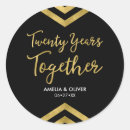 Search for 20 year anniversary stickers Black