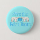 Search for save polar bears buttons Global warming