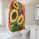 Search for sunflower shower curtains Leaves