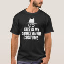 Recherche de agent secret tshirts Halloween