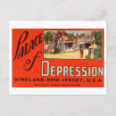 Recherche de dépression cartes postales Vintage