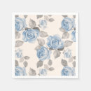 Search for vintage shabby chic roses napkins Blue
