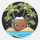 Search for coconuts stickers Vacation