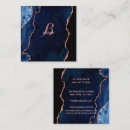 Recherche de monogramme abstrait cartes visite Élégant