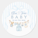 Search for jean stickers Blue jean baby shower