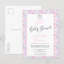 Recherche de motif moderne invitations Petite fille