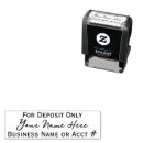 Search for check rubber stamps Bank