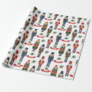Search for dark blue christmas wrapping paper Nutcracker