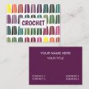 Search for crochet business cards Professional