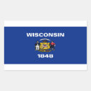 Search for wisconsin state flag stickers America