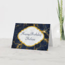 Search for marble birthday cards Gold