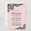 Search for lace bachelorette party invitations Pink