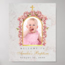Search for baptism sign posters Pink flowers
