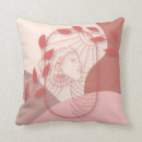 Search for abstract face pillows Pink