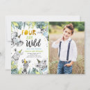 Search for four ever wild birthday invitations Party animals