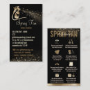 Recherche de mobile spray tan business cards Bronzage