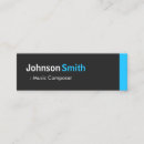 Search for composer business cards Musical