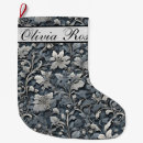 Search for blue grey christmas stockings Vintage