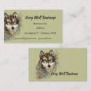 Search for wolf business cards Wolves