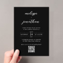 Search for classy wedding invitations Qr code