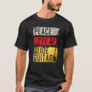 Search for peace love music tshirts Guitar
