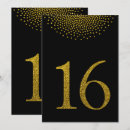 Search for black and gold table cards Trendy