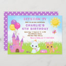 Recherche de fille chat cartes postales Fête d'anniversaire de chat
