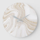 Search for white glitter clocks Elegant