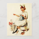 Recherche de couturier cartes postales Vintage