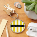 Search for yellow and white patterns keychains Geometric pattern