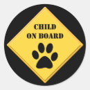 Recherche de chiens à bord autocollants Drôle