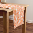 Search for orange and white table runners Pattern