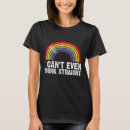 Search for think straight tshirts Rainbow flag