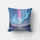 Search for northern lights pillows Watercolor