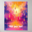 Recherche de gouttelettes posters Coloré