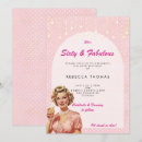 Search for funny retro birthday invitations Typography