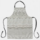 Search for lace aprons White