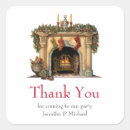 Search for christmas fireplace stickers Vintage