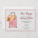 Search for suitcase invitations Bon voyage
