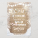 Search for rustic winter onederland invitations Snowflakes