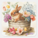 Search for vintage rabbit stickers Pink