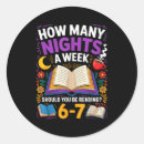 Search for reading teacher stickers Nights