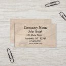 Search for parchment business cards Aged